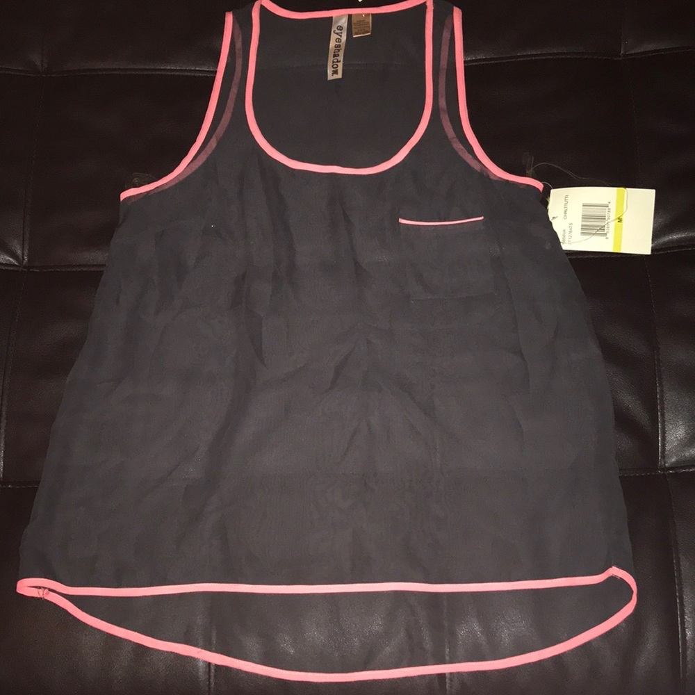 Sheer racerback